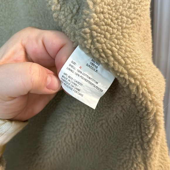 Woolrich Brown Sherpa-Lined Vest - Picture 7 of 7